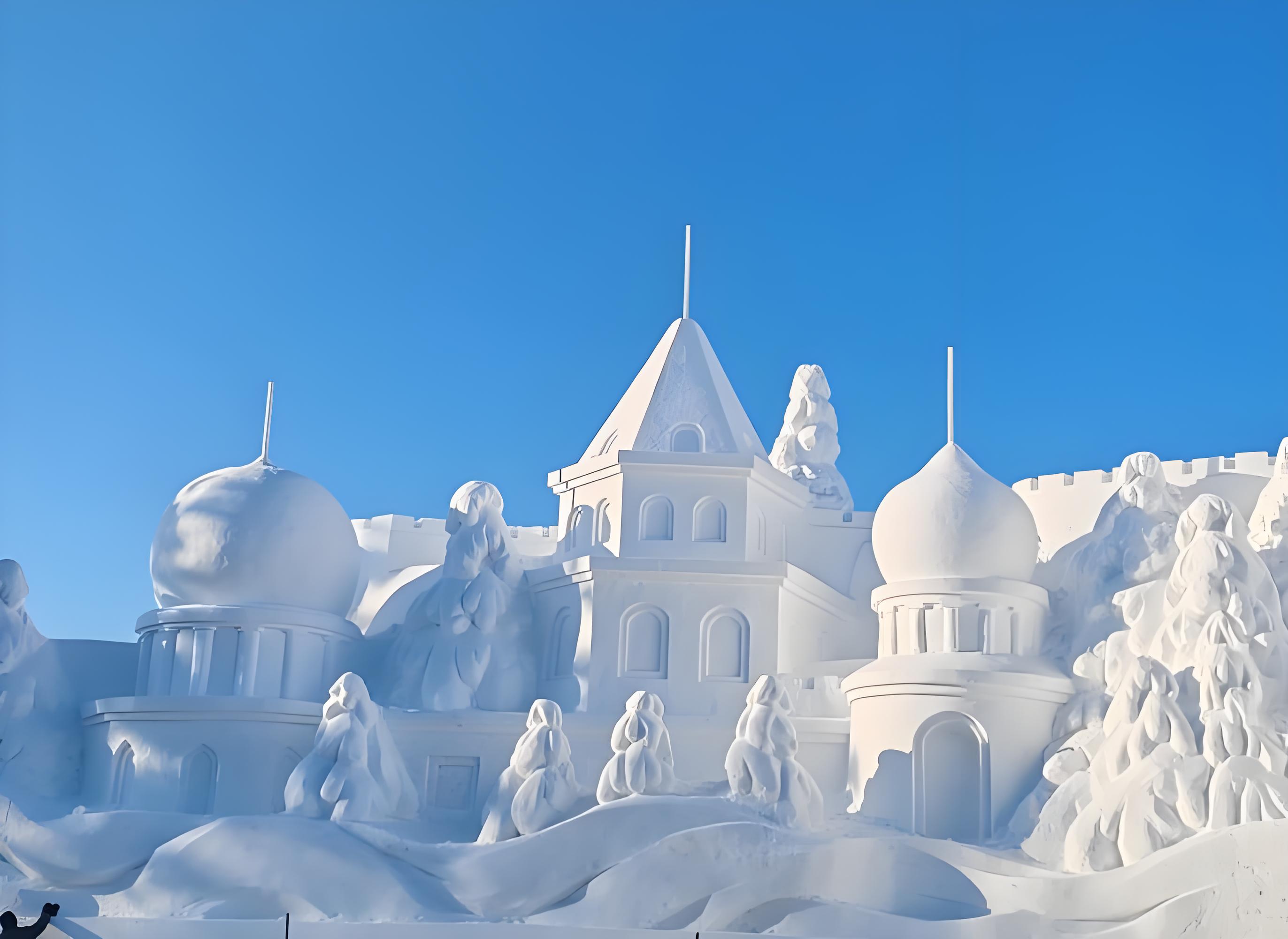 哈尔滨冰雪大世界冰雕 哈尔滨冰雪大世界冰雕