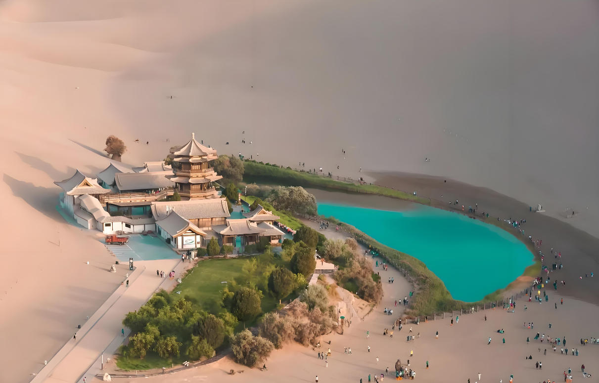 鸣沙山月牙泉 鸣沙山月牙泉